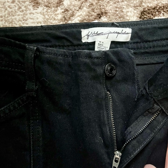 Free People Black Denim Jeans - Picture 6 of 8